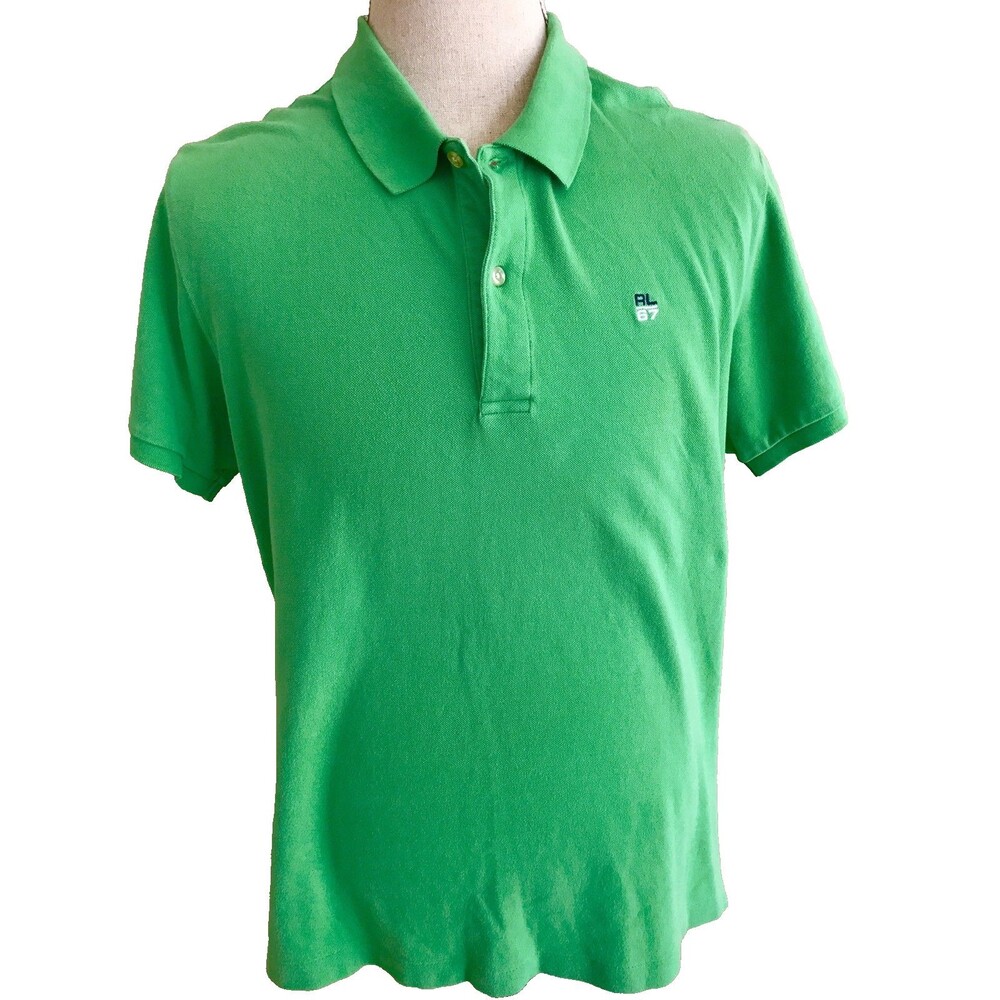 VTG Polo Ralph Lauren Black Label Men’s Polo Shirt XL Green Short Sleeve